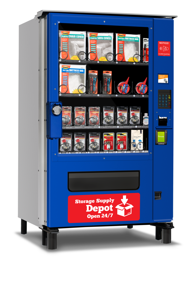 " Storage Supply Depot Vending Machine for Selling Storage Items"