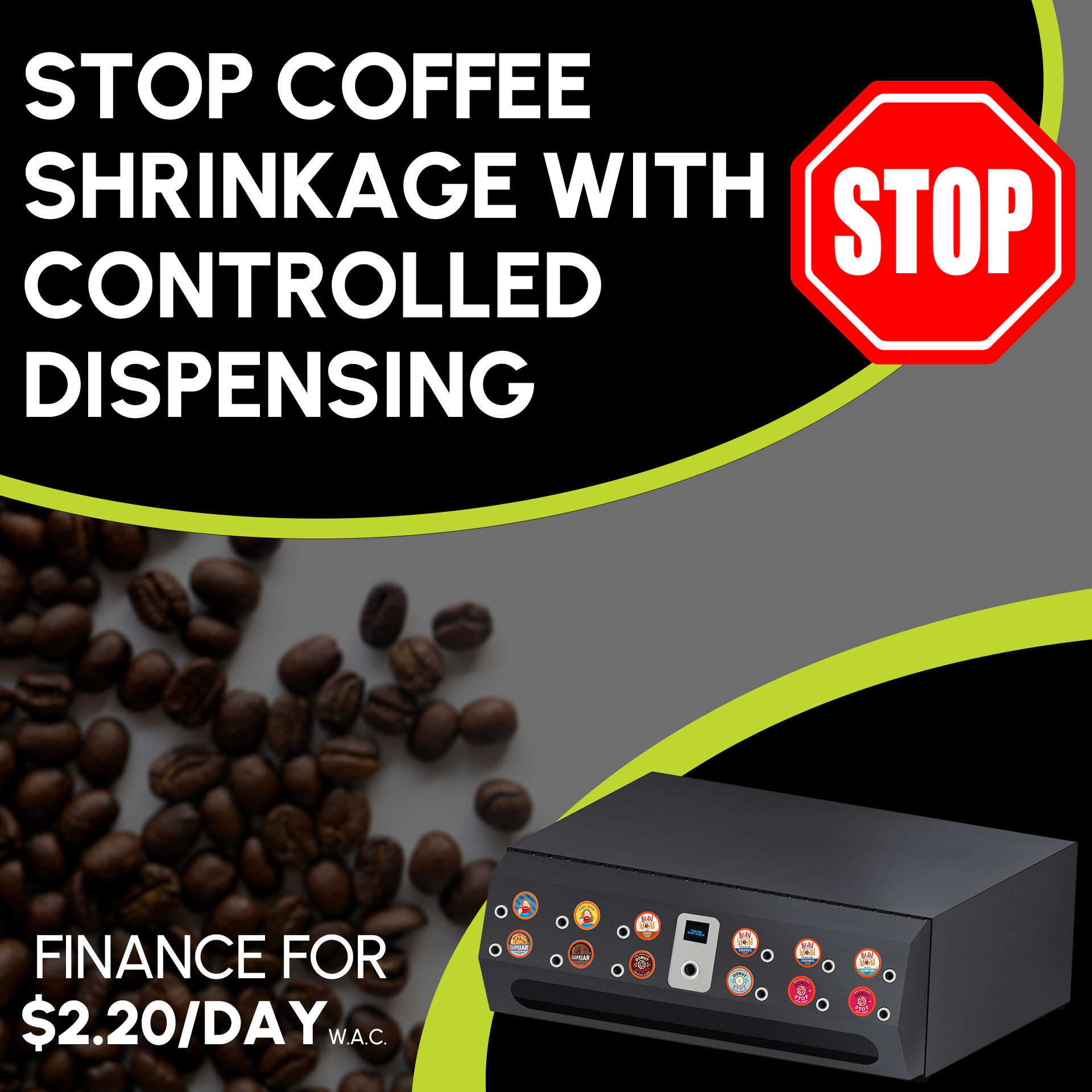 Reduce your coffee costs with DIZPENZIO.12