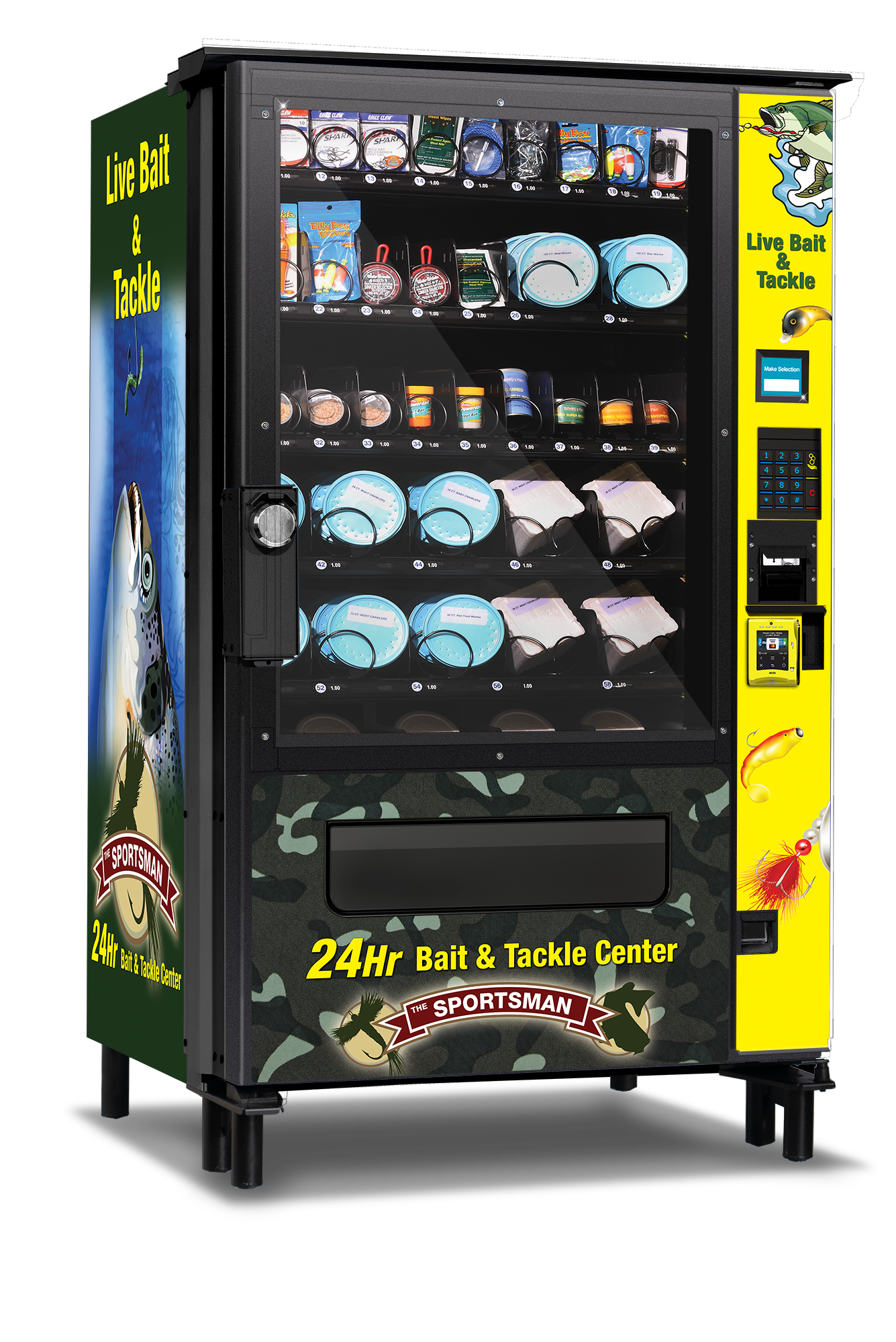 Fishing Bait Bass Pro Shop Live Bait Vending Machine Live Bait