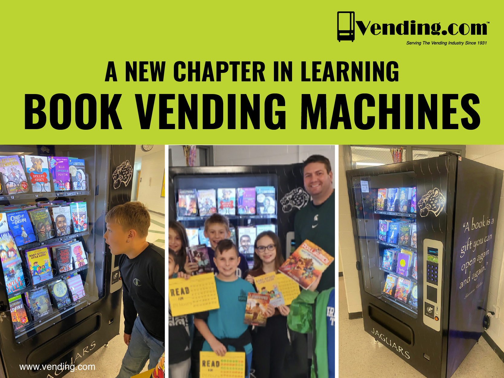 Book vending machine in vending.com