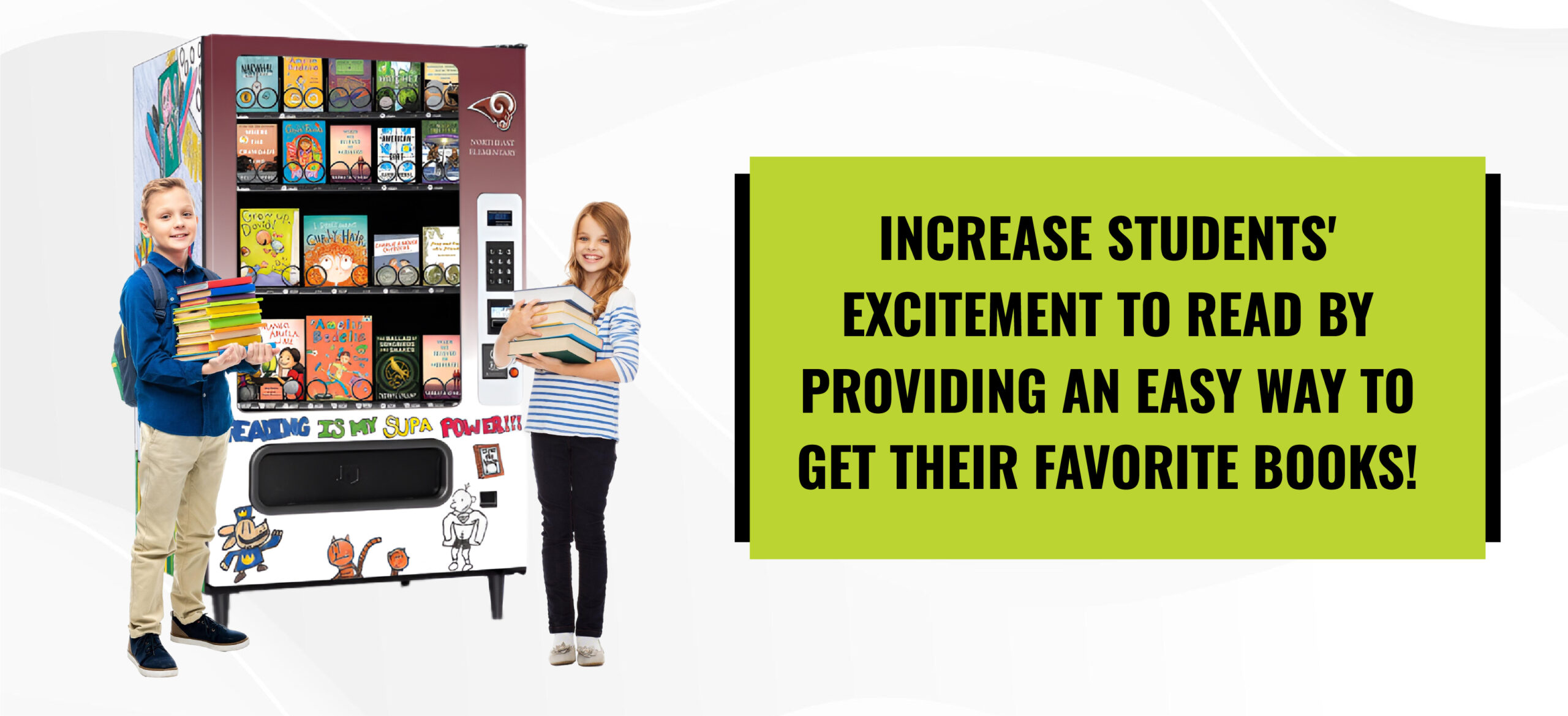 book vending machine for children