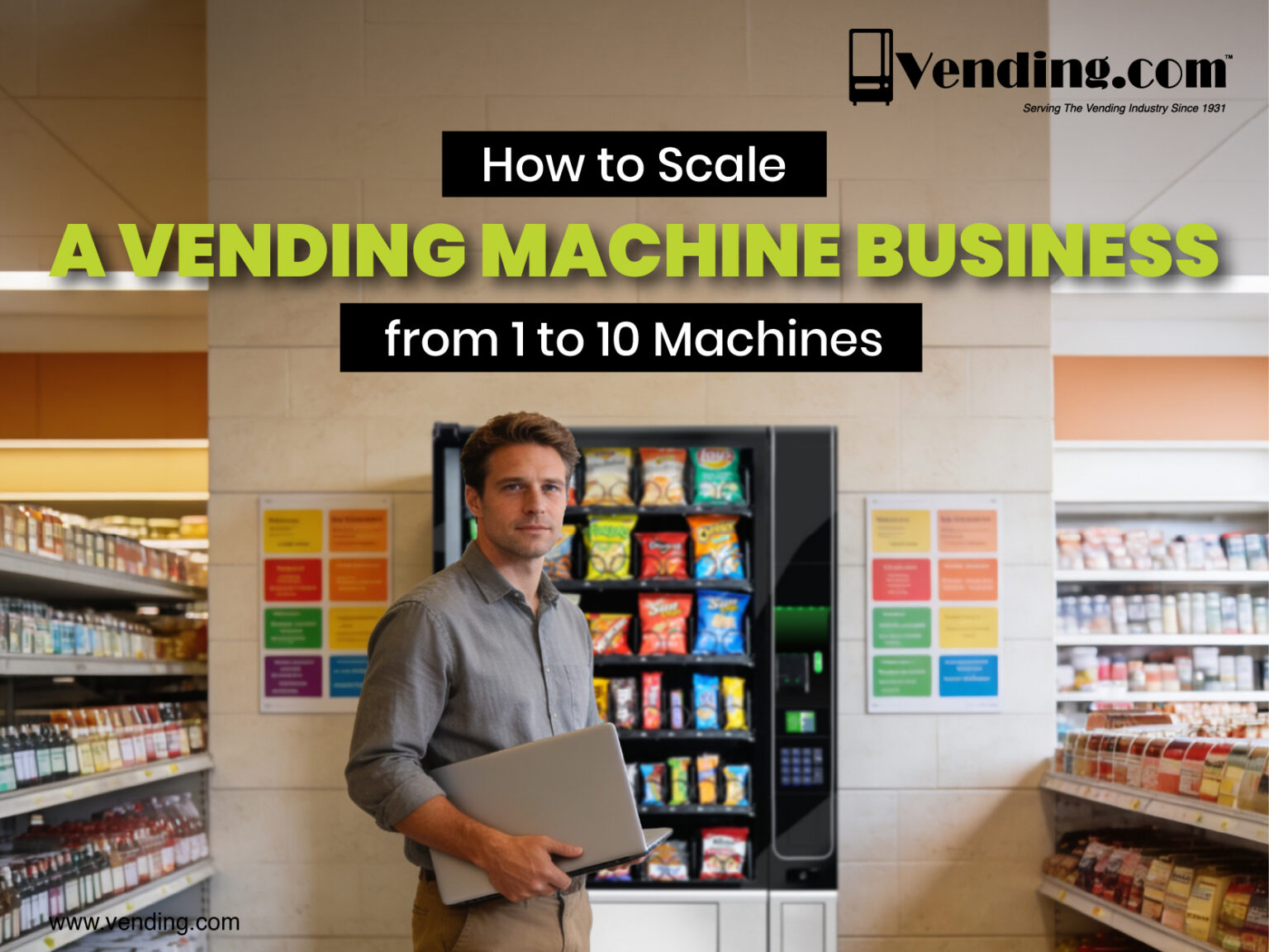 How to Scale a Vending Machine Business from 1 to 10 Machines - Vending.com