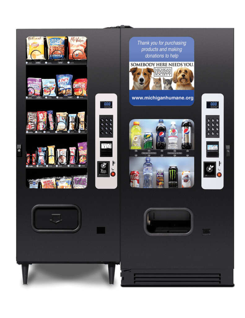 Charitable Vending is available Nationwide with the right vending program for you.