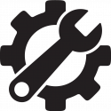 Black Configuration Icon